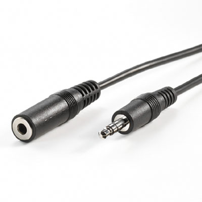 AUDIO 3,5mm CABLE M/F 3m