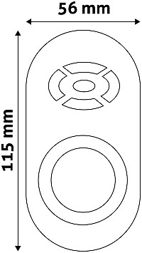 Avide LED Ταινία 12V 144W Ντίμερ 5 Πλήκτρα RF Τηλεχειριστήριο και Ελεγκτής