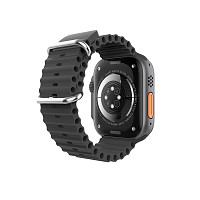 XO M9 Ultra Wireless Charging Smart Sports Call Watch (Μαύρο)