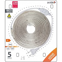 Avide LED Strip Blister 220V 4.8W SMD3528 60LED 4000K IP67 5m