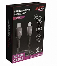 ATC-C2 Charge & Sync Cable Type C/L 20W