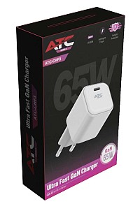 ATC-CHF3 Ultra Fast GaN Charger 65w White (Nano)