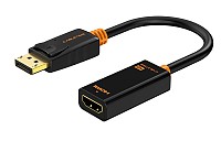 CABLETIME αντάπτορας DisplayPort σε HDMI CT-01G, 1080p, 0.2m, μαύρος 5210131038970