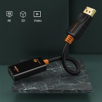 CABLETIME αντάπτορας DisplayPort σε HDMI CT-01G4K, 4K, μαύρος 5210131038987