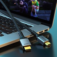 CABLETIME καλώδιο HDMI 2.1 CT-HM8K, 8K/60Hz, 48Gbps, 28AWG, 1m, μαύρο 5210131039045