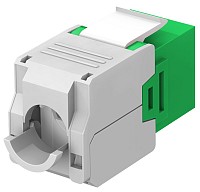 GOOBAY Keystone module RJ45 CAT 6A 90687, UTP, πράσινο 90687