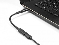 POWERTECH καλώδιο τροφοδοσίας CAB-UC072, USB-C σε Dell 4.5x3.0mm, μαύρο CAB-UC072