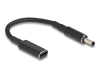 POWERTECH καλώδιο τροφοδοσίας CAB-UC072, USB-C σε Dell 4.5x3.0mm, μαύρο CAB-UC072