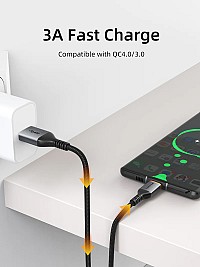 CABLETIME καλώδιο USB-C σε USB CT-AMCMG1, 15W, 5Gbps, 1m, μαύρο CT-AMCMG1-AG1