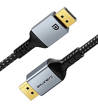 CABLETIME καλώδιο DisplayPort CT-DP8K, 32.4Gbps, 8K/60Hz, 1m, μαύρο CT-DP8K-AG1