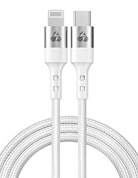 POWERTECH καλώδιο USB-C σε Lightning PTR-0127, PD 20W, copper, 1m, λευκό PTR-0127