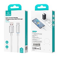 USAMS καλώδιο USB-C σε USB US-SJ658, 66W, 480Mbps, 1.2m, λευκό SJ658USB02