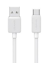 USAMS καλώδιο USB-C σε USB US-SJ688, 15W, 480Mbps, 1m, λευκό SJ688USB02