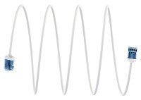 GOOBAY καλώδιο δικτύου 74244, CAT 6A U/UTP, slim, copper, 500MHz, 0.15m, λευκό 74244