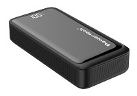 POWERTECH power bank PT-1327 με οθόνη, 20000mAh, 22.5W, μαύρο PT-1327