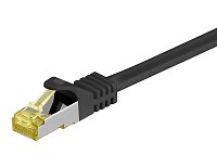 GOOBAY καλώδιο δικτύου 91608, CAT 7 S/FTP, 500 MHz, CU, 2m, μαύρο 91608