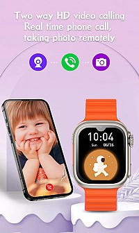 INTIME GPS smartwatch για παιδιά IT-069, 1.91, 2x κάμερες, 4G, IPX6, πορτοκαλί IT-069