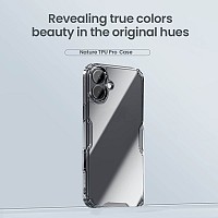 NILLKIN θήκη Nature TPU Pro για iPhone 16, διάφανη 6902048287181