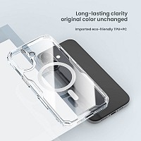 NILLKIN θήκη Nature TPU Pro Magnetic για iPhone 16, διάφανη 6902048287266