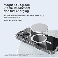 NILLKIN θήκη Nature TPU Pro Magnetic για iPhone 16 Pro, διάφανη-μπλε 6902048287297