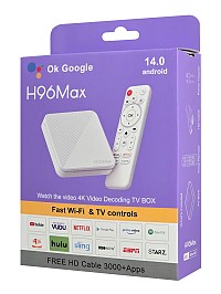 H96 MAX TV Box H313, 4K, 2/16GB, WiFi 6, Bluetooth, Android 14 H96MAX-H313