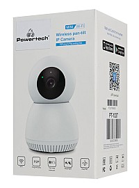 POWERTECH smart κάμερα PT-1337, 3MP, WiFi, PTZ, SD PT-1337