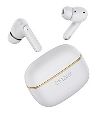 CELEBRAT earphones με θήκη φόρτισης WD03, True Wireless, 13mm, 30/300mAh, λευκά WD03-WH