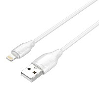 LDNIO καλώδιο Lightning σε USB LS371, 10.5W, 1m, λευκό 5210131073445