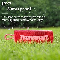 TRONSMART φορητό ηχείο Trip, 10W, Bluetooth, TWS, 2000mAh, IPX7, κόκκινο 797552