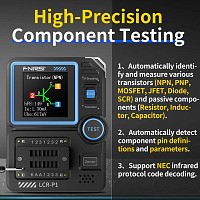 FNIRSI transistor tester LCR-P1, επαναφορτιζόμενο FNR-LCR-P1