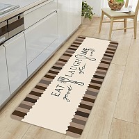 HOME USE πατάκι κουζίνας HUH-0218, αντιολισθητικό, 120x40cm, 3.5mm πάχος, καφέ HUH-0218