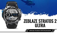 ZEBLAZE smartwatch Stratos 2 Ultra, heart rate, 1.43 AMOLED, GPS, MIL-STD-810H, μαύρο STRATOS2ULTRA-BK