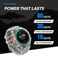 ZEBLAZE smartwatch Stratos 2 Ultra, heart rate, 1.43 AMOLED, GPS, MIL-STD-810H, μαύρο STRATOS2ULTRA-BK