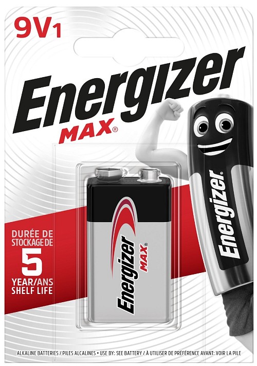 Energizer Max Alkaline 9V (BL1)