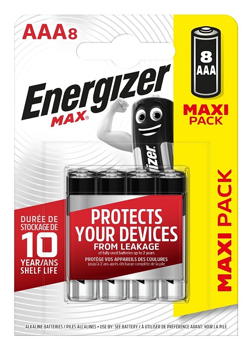 Energizer Max Alkaline AAΑ (BL8)