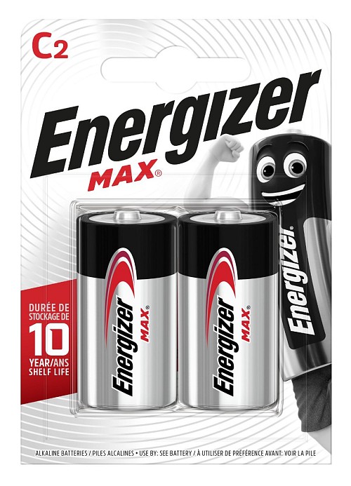 Energizer Max Alkaline C (BL2)