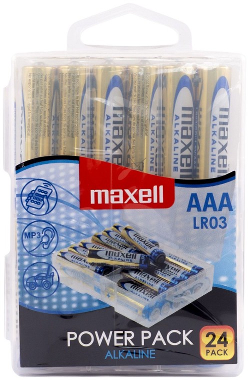 MAXELL Αλκαλικές LR03 AAA (24 τμχ)