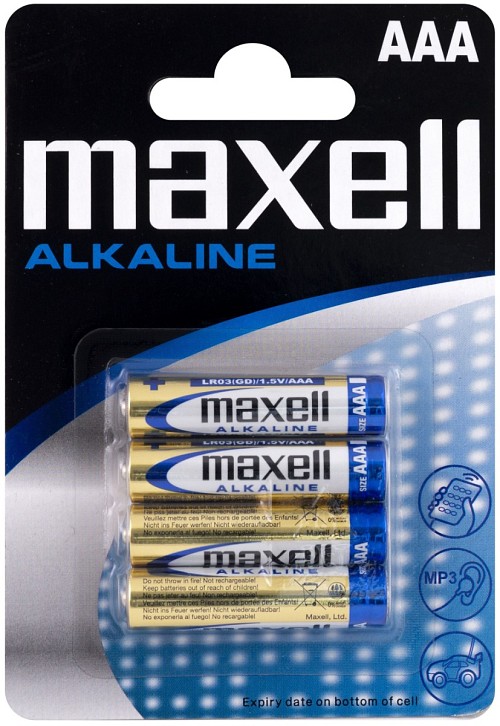 MAXELL Αλκαλική LR03 AAA 4τμχ