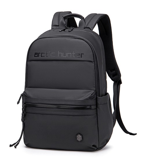 ARCTIC HUNTER τσάντα πλάτης B00536 με θήκη laptop 15.6", 21L, μαύρη B00536-BK