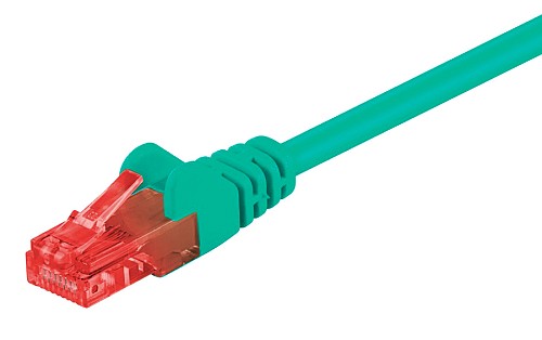 GOOBAY καλώδιο δικτύου 68400, CAT 6 U/UTP, CCA, 250MHz, 2m, πράσινο 68400