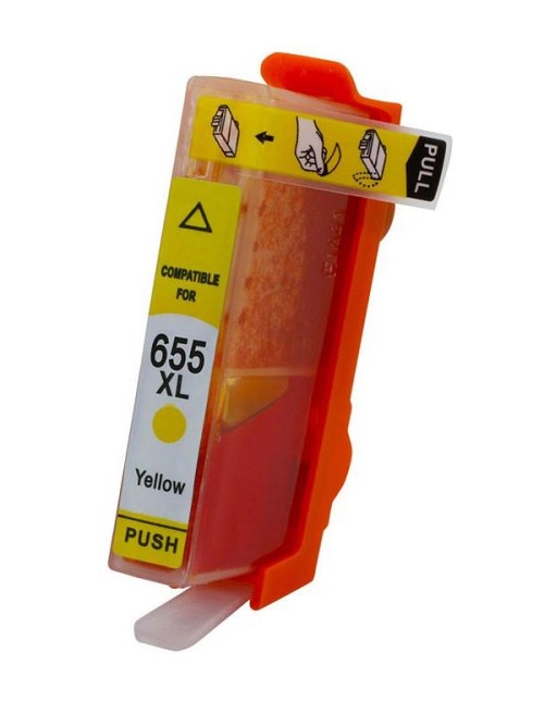 Συμβατό Inkjet για HP, 655, 14.6ml, κίτρινο RP-H-0655Y