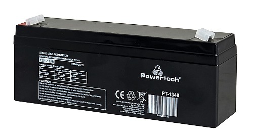 POWERTECH μπαταρία μολύβδου PT-1348, 12V 2.3Ah, T1 PT-1348