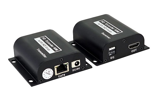 POWERTECH HDMI video extender CAB-H190 μέσω καλωδίου RJ45, 1080p/60Hz, έως 60m CAB-H190