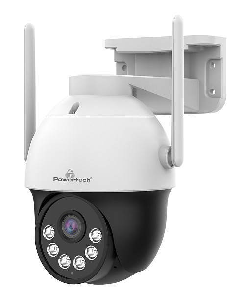 POWERTECH smart κάμερα PT-1339, 3MP, WiFi, PTZ, SD, IP66 PT-1339