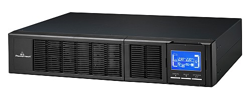 POWERTECH UPS On Line PT-1357 για rack 2U, με οθόνη, 1000VA/900W, 3x Schuko output PT-1357