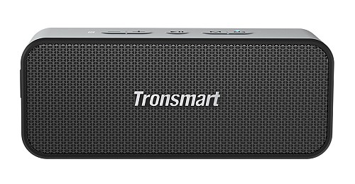 TRONSMART φορητό ηχείο T2 Plus Upgraded, 20W, Bluetooth/NFC, 4000mAh, μαύρο 1019754