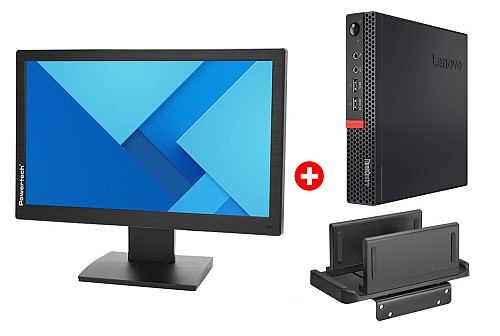 LENOVO PC ThinkCentre M910q Refurbished Grade A Repainted, οθόνη αφής 15.6" & βάση PC BNDL-0189