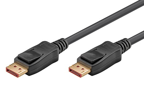 GOOBAY καλώδιο DisplayPort 74761, 16K/60Hz, 80 Gbps, 2m, μαύρο 74761