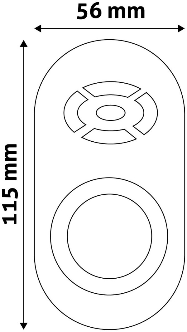 Avide LED Ταινία 12V 144W Ντίμερ 5 Πλήκτρα RF Τηλεχειριστήριο και Ελεγκτής