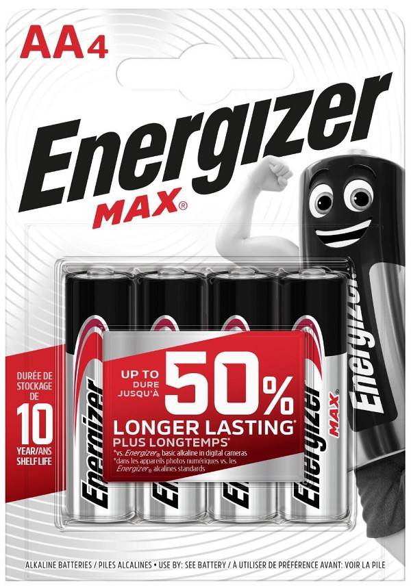 Energizer Max Alkaline AA (BL4)